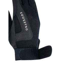 Guantes infantiles Sunny de tejido técnico Equestro Marino Azul marino