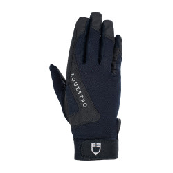 Guantes de tela técnica Sunny Equestro Marino Azul marino