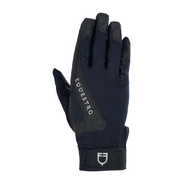 Guantes de tela técnica Sunny Equestro Marino Azul marino