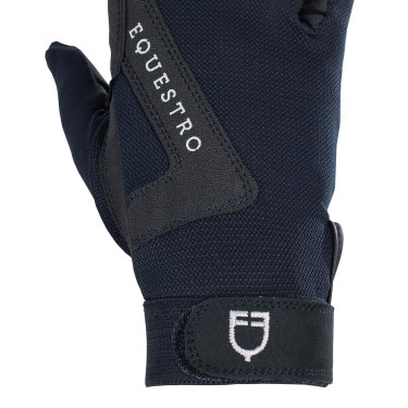 Guantes de tela técnica Sunny Equestro Marino Azul marino