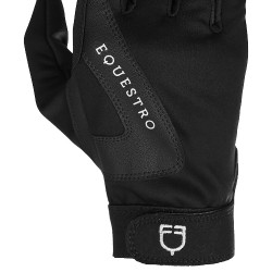 Guantes de tela técnica con forro polar Equestro Guantes de tela técnica con forro polar Equestro
