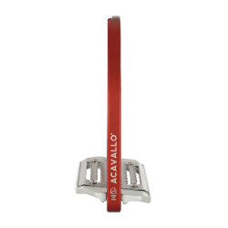 Estribos de aluminio Arco Evolution Alupro Acavallo Roja Rojo Estribos de aluminio Arco Evolution Alupro Acavallo Roja Rojo