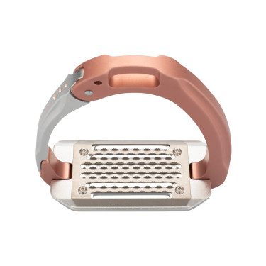 Estribos Arena Aluplus 2.0 edición especial con cristales Swarovski Acavallo Rosa antiguo