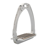 Estribos Arena Aluplus 2.0 Acavallo Aluminio Plata Estribos Arena Aluplus 2.0 Acavallo Aluminio Plata
