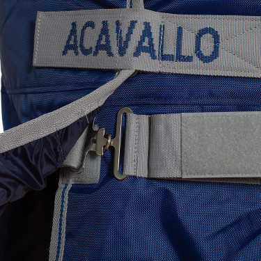 Manta impermeable turnout de poliéster 840D ripstop con relleno de 400g Acavallo Manta impermeable turnout de poliéster 840D ripstop con relleno de 400g Acavallo