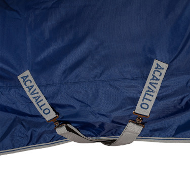 Manta impermeable turnout de poliéster 840D ripstop con relleno de 400g Acavallo Manta impermeable turnout de poliéster 840D ripstop con relleno de 400g Acavallo