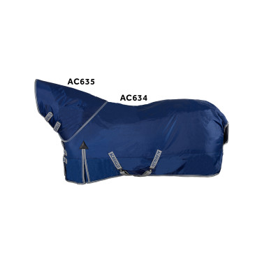 Manta impermeable turnout de poliéster 840D ripstop con relleno de 400g Acavallo Manta impermeable turnout de poliéster 840D ripstop con relleno de 400g Acavallo