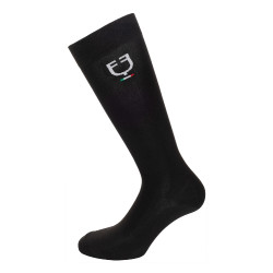Calcetines técnicos elásticos con bandera italiana Equestro Calcetines técnicos elásticos con bandera italiana Equestro