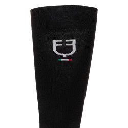 Calcetines técnicos elásticos con bandera italiana Equestro Calcetines técnicos elásticos con bandera italiana Equestro
