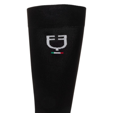 Calcetines técnicos elásticos con bandera italiana Equestro Calcetines técnicos elásticos con bandera italiana Equestro