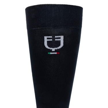 Calcetines técnicos elásticos con bandera italiana Equestro Calcetines técnicos elásticos con bandera italiana Equestro