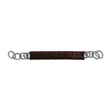 Cadena de esclava recubierta de cuero Equestro Marrón oscuro Marr&amp;amp;amp;oacute;n