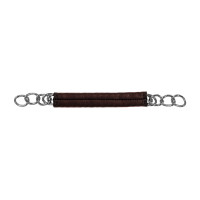 Cadena de esclava recubierta de cuero Equestro Marrón oscuro Marr&amp;amp;amp;oacute;n