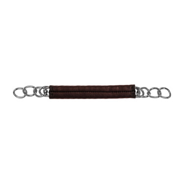 Cadena de esclava recubierta de cuero Equestro Marrón oscuro Marr&amp;amp;amp;oacute;n