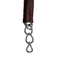 Cadena de esclava recubierta de cuero Equestro Marrón oscuro Marr&amp;amp;amp;oacute;n