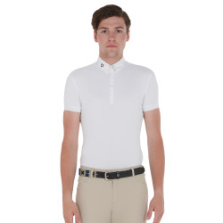 Cinturón de cuero con diseño geométrico Equestro Negro / marino / gris Multicolor