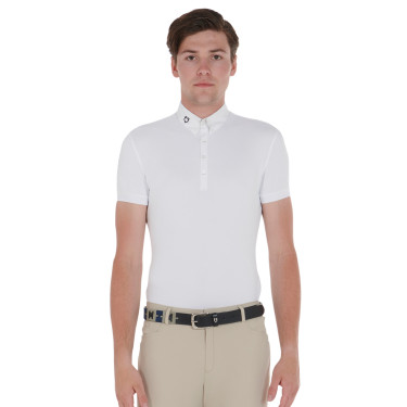 Cinturón de cuero con diseño geométrico Equestro Negro / marino / gris Multicolor