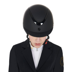 Casco unisex con armazón brillante Galaxy Equestro Casco unisex con armazón brillante Galaxy Equestro