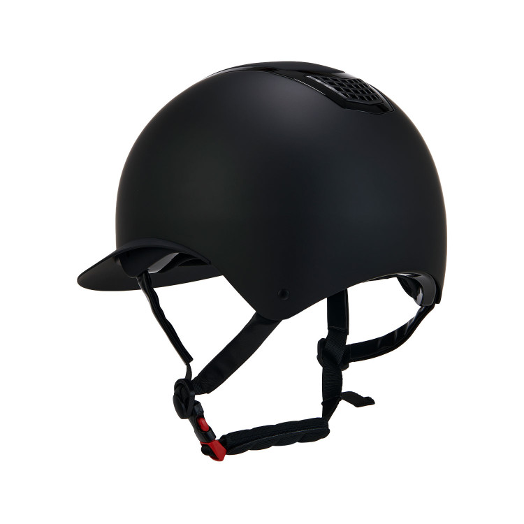 Casco ultraligero de plástico mate resistente con amplia visera (3 acolchados) Eclipse Equestro Casco ultraligero de plástico mate resistente con amplia visera (3 acolchados) Eclipse Equestro