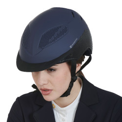 Casco ultraligero de plástico duradero Stealth Equestro Marino Azul marino