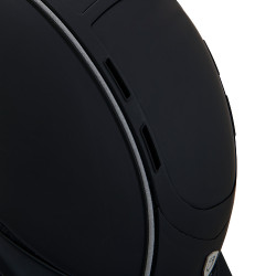 Casco Phantom con logotipo frontal e inserciones de cuero Equestro Casco Phantom con logotipo frontal e inserciones de cuero Equestro
