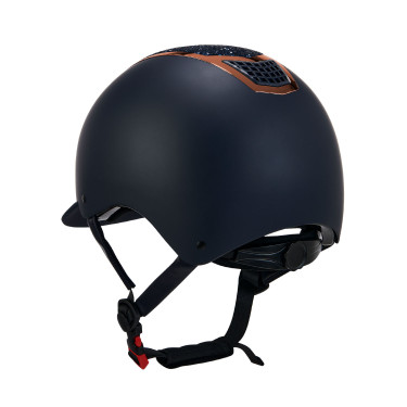 Casco Eclipse con strass Equestro Marino / oro rosa Azul marino