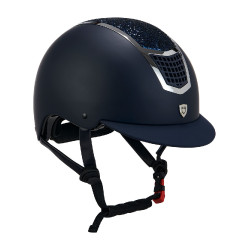 Casco Eclipse con strass Equestro Navy blue / plata Azul Casco Eclipse con strass Equestro Navy blue / plata Azul