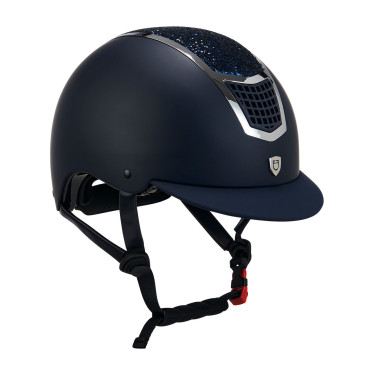 Casco Eclipse con strass Equestro Navy blue / plata Azul Casco Eclipse con strass Equestro Navy blue / plata Azul