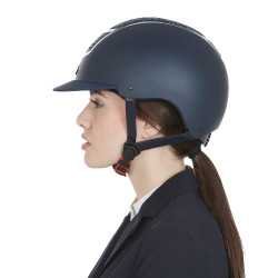 Casco Eclipse con strass Equestro Navy blue / plata Azul Casco Eclipse con strass Equestro Navy blue / plata Azul