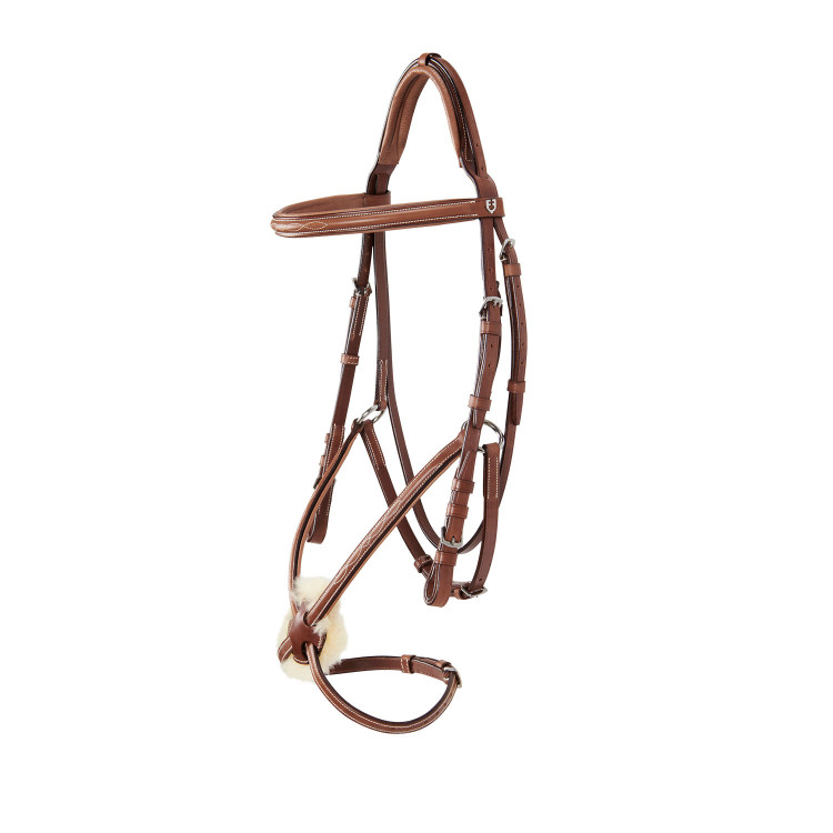 Brida con muserola mexicana y borrego sintético Equestro
