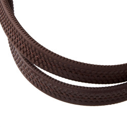 Brida con muserola mexicana y borrego sintético Equestro Coñac Marrón