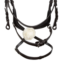 Brida anatómica de cuero mexicano Equestro Marrón oscuro Marr&amp;amp;amp;oacute;n