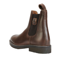 Botas unisex con suela de goma antideslizante Classic Plus Equestro Castaño Marr&amp;amp;amp;oacute;n