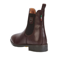 Botas unisex con elásticos laterales Classic Equestro Marrón oscuro Marr&amp;amp;amp;oacute;n
