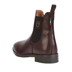 Botas unisex con elásticos laterales Classic Equestro Marrón oscuro Marr&amp;amp;amp;oacute;n
