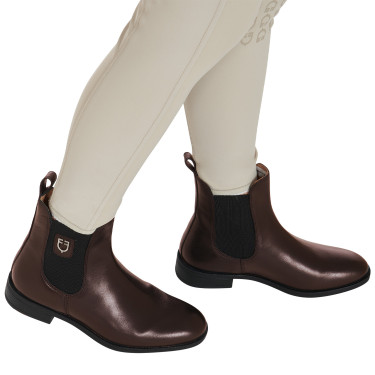 Botas unisex con elásticos laterales Classic Equestro Marrón oscuro Marr&amp;amp;amp;oacute;n
