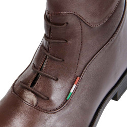 Botas unisex con cordones Vesuna Equestro Marrón oscuro Marr&amp;amp;oacute;n