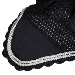 Capucha antimoscas de punto con cordura Equestro Capucha antimoscas de punto con cordura Equestro