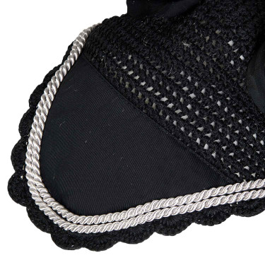 Capucha antimoscas de punto con cordura Equestro Capucha antimoscas de punto con cordura Equestro