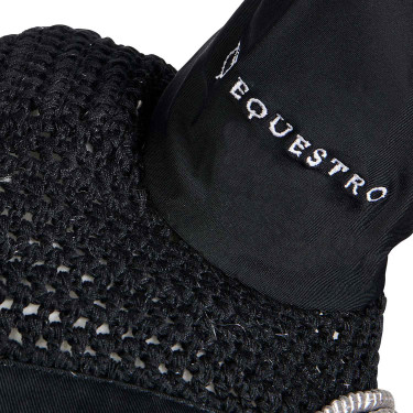 Capucha antimoscas de punto con cordura Equestro Capucha antimoscas de punto con cordura Equestro
