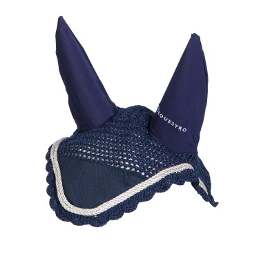 Capucha antimoscas de punto con cordura Equestro Marino Azul marino