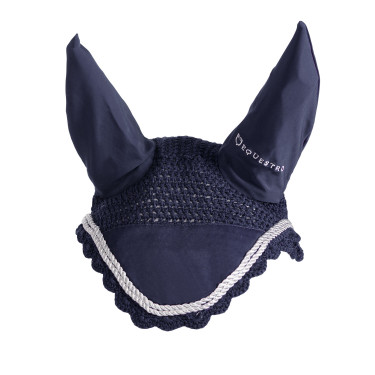 Capucha antimoscas de punto con cordura Equestro Marino Azul marino