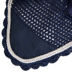 Capucha antimoscas de punto con cordura Equestro Marino Azul marino