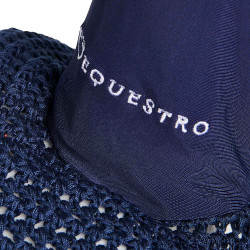 Capucha antimoscas de punto con cordura Equestro Marino Azul marino
