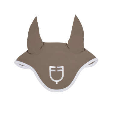 Bonete antimoscas de tela técnica White Line Edition Equestro Nuez Marrón Bonete antimoscas de tela técnica White Line Edition Equestro Nuez Marrón