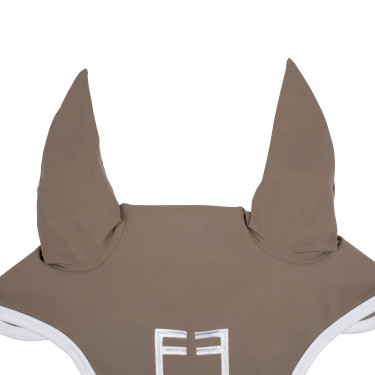 Bonete antimoscas de tela técnica White Line Edition Equestro Nuez Marrón Bonete antimoscas de tela técnica White Line Edition Equestro Nuez Marrón