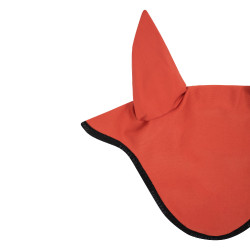 Gorro antimoscas de tejido técnico GP Equestro Rojo ladrillo / negro