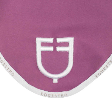 Caperuza anti-moscas de tejido técnico con logo GP Equestro Rosa / blanco Caperuza anti-moscas de tejido técnico con logo GP Equestro Rosa / blanco