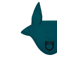 Capucha anti-moscas de tejido técnico con logo Equestro Petróleo / negro Azul