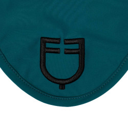 Capucha anti-moscas de tejido técnico con logo Equestro Petróleo / negro Azul